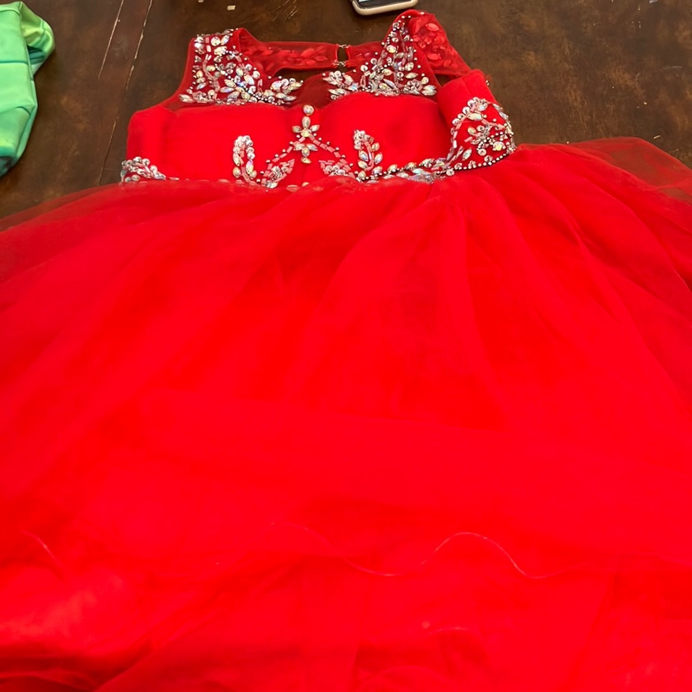 Fancy red dress